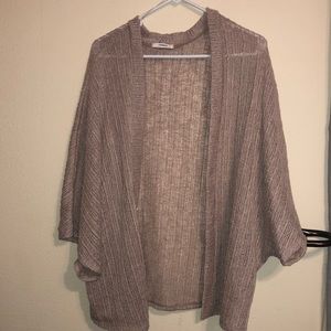 Oversized Taupe Kimono/Cardigan